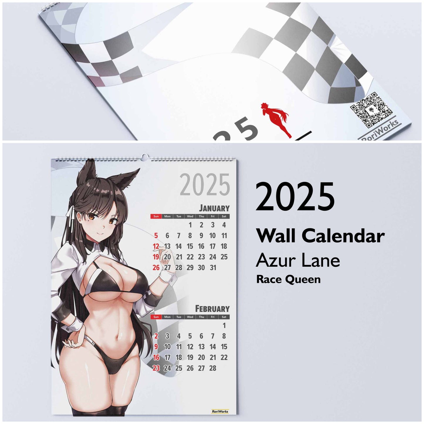 Azur Lane (Race Queen) - Wall Calendar 2025