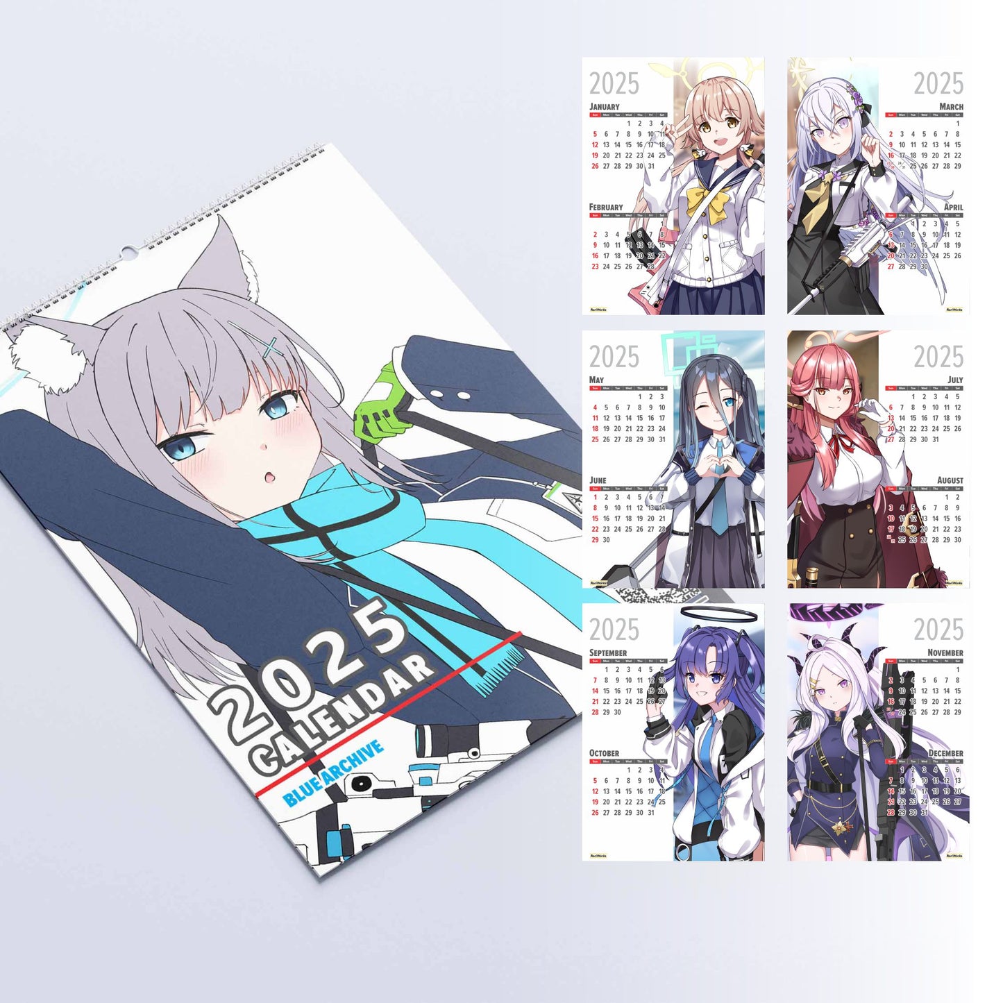 Blue Archive - Wall Calendar 2025