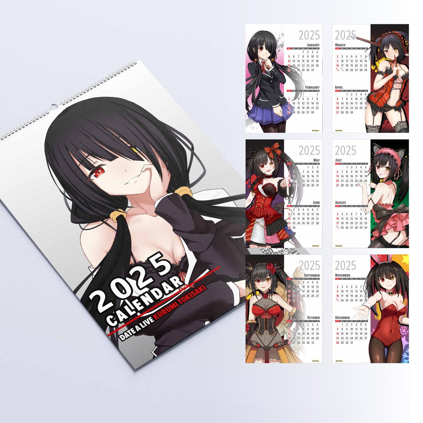 Date A Live (Kurumi Special) - Wall Calendar 2025