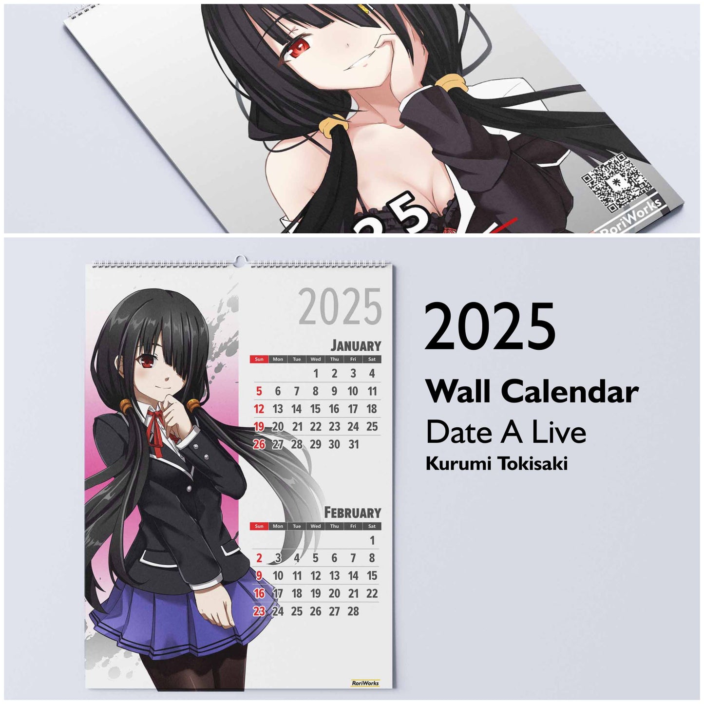 Date A Live (Kurumi Special) - Wall Calendar 2025
