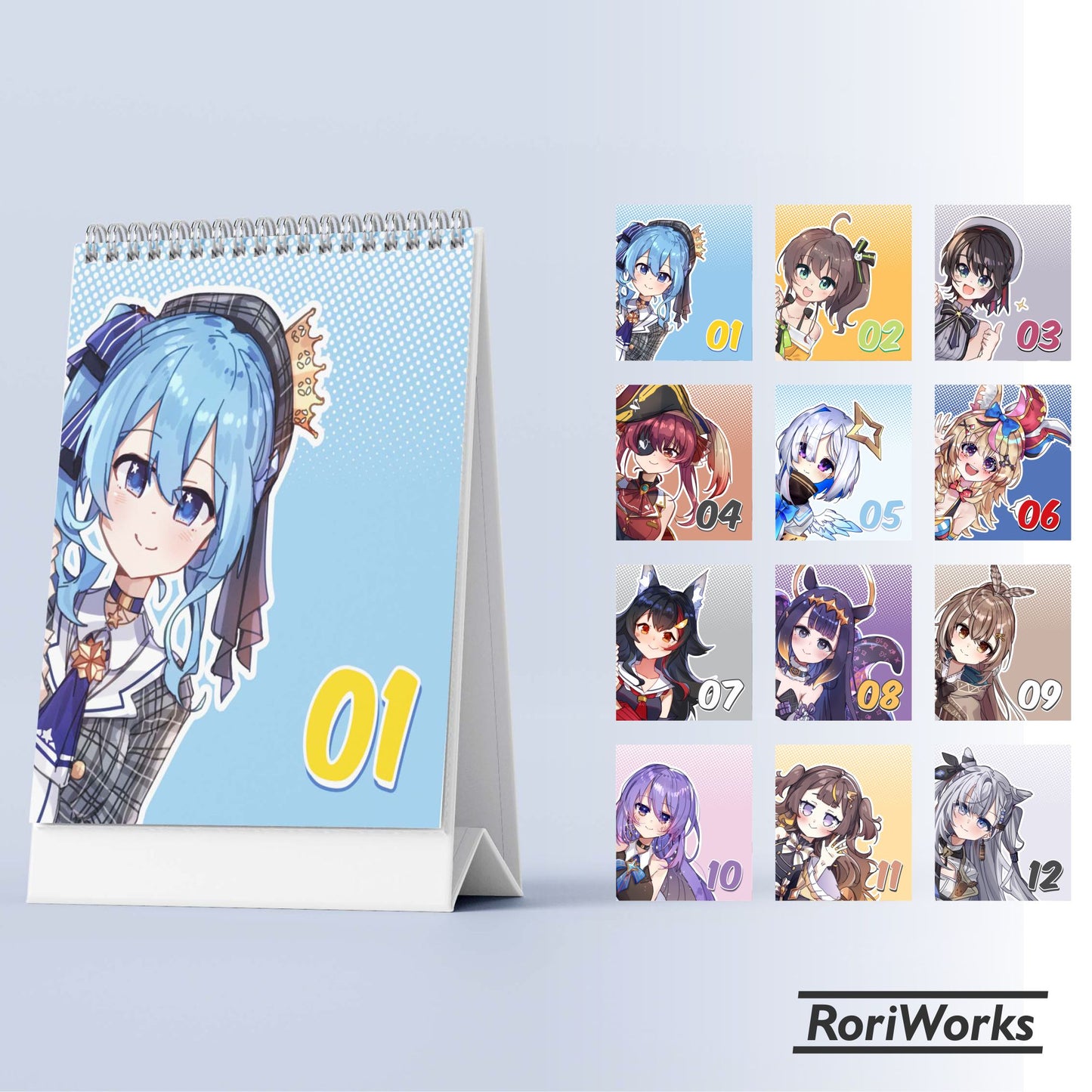 Hololive - Mini Desk Calendar 2025