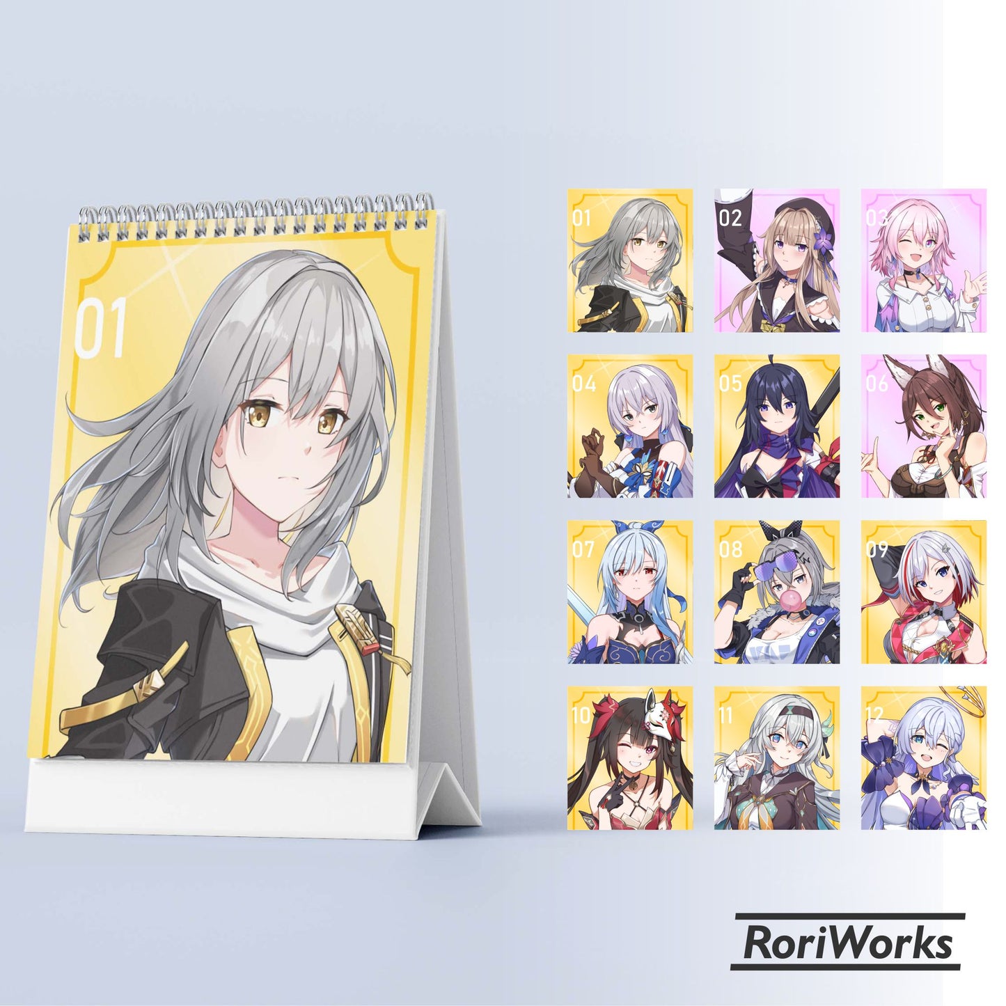 Honkai Star Rail - Mini Desk Calendar 2025