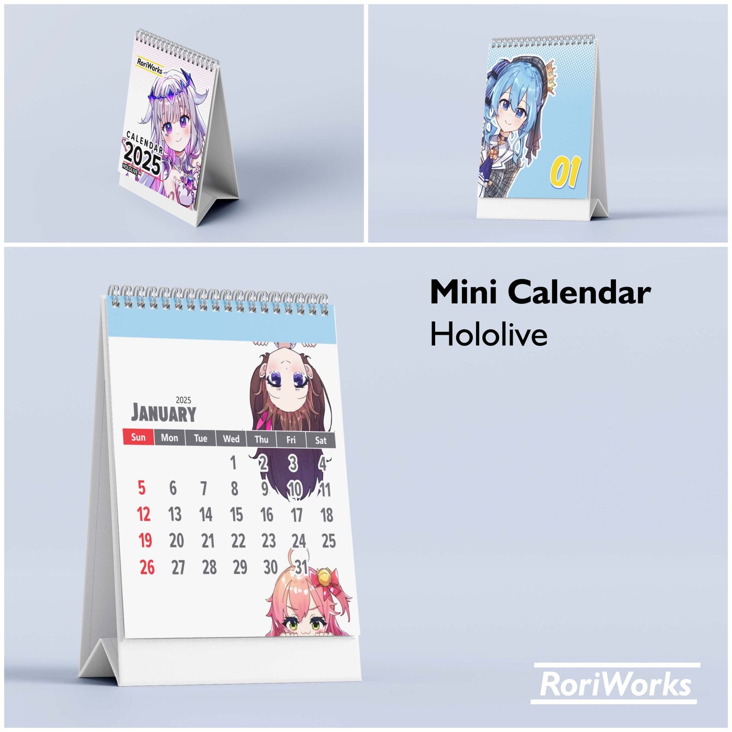 Hololive - Mini Desk Calendar 2025