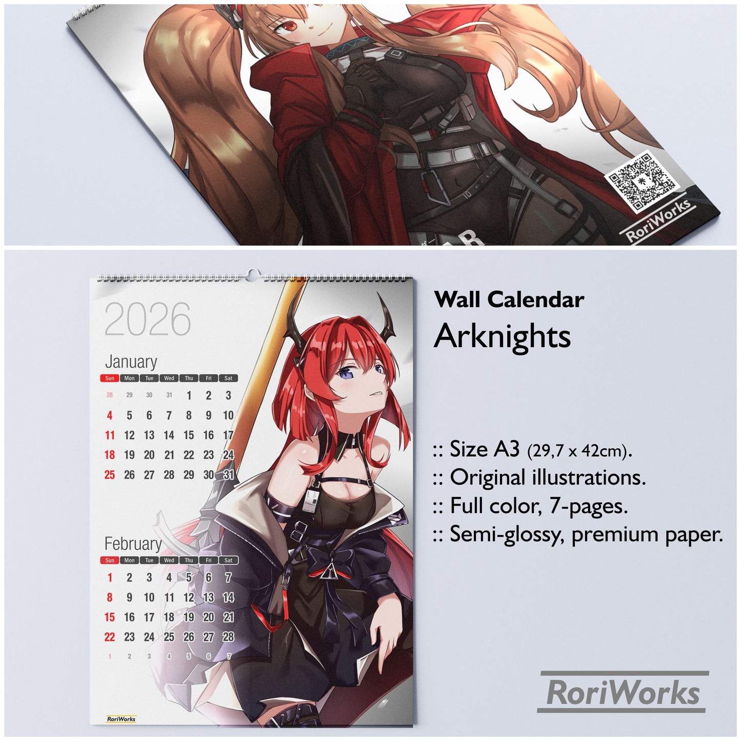 Arknights - Wall Calendar 2026
