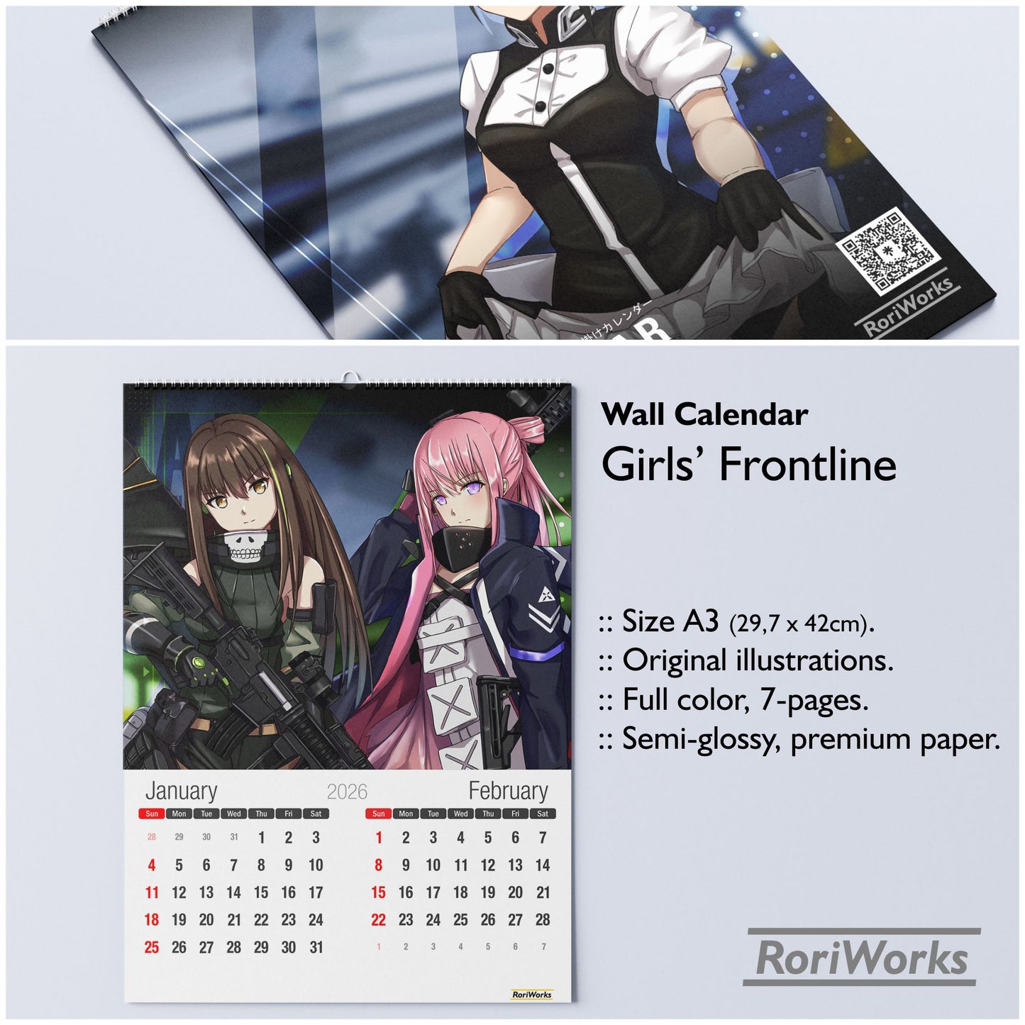 Girls' Frontline - Wall Calendar 2026
