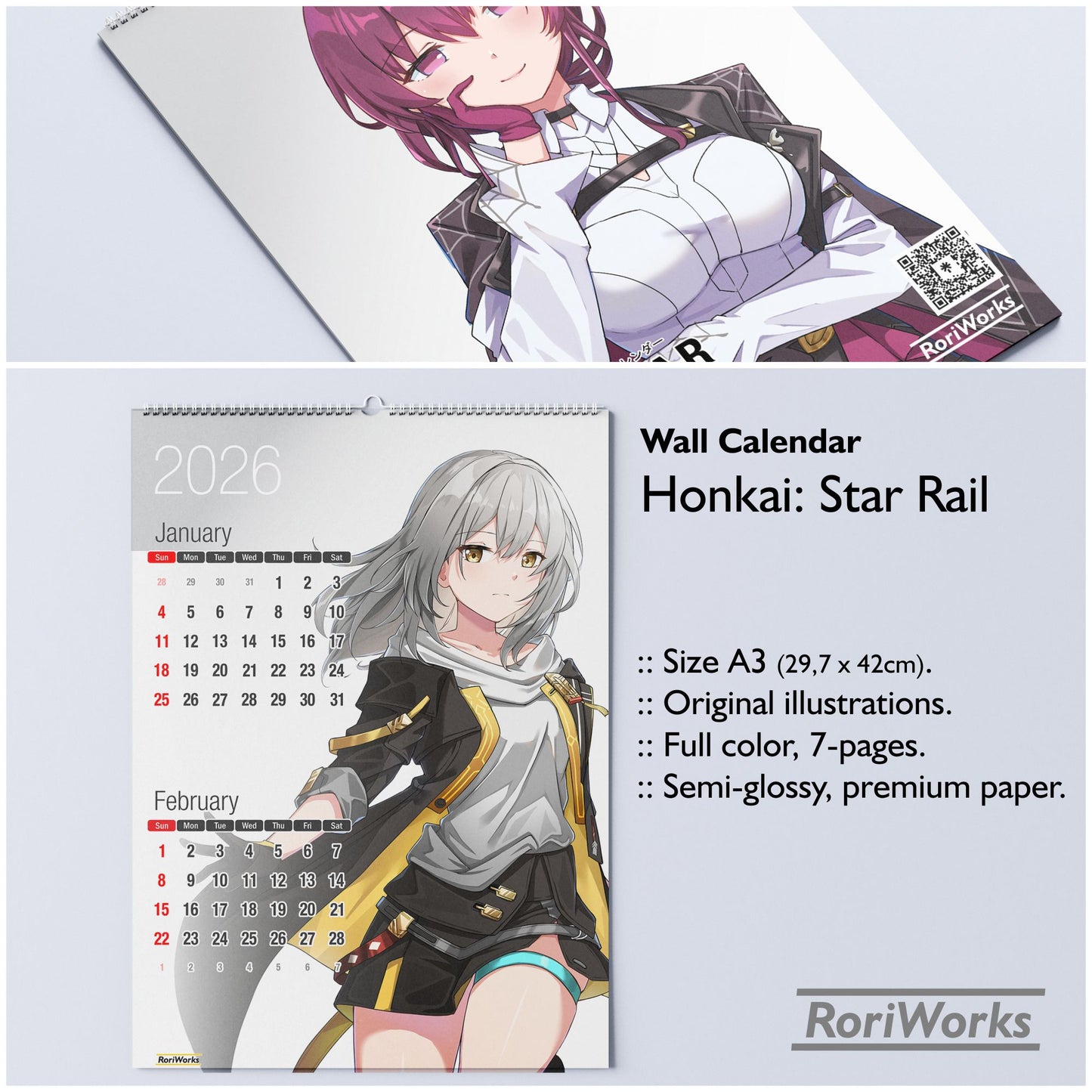 Honkai: Star Rail - Wall Calendar 2026