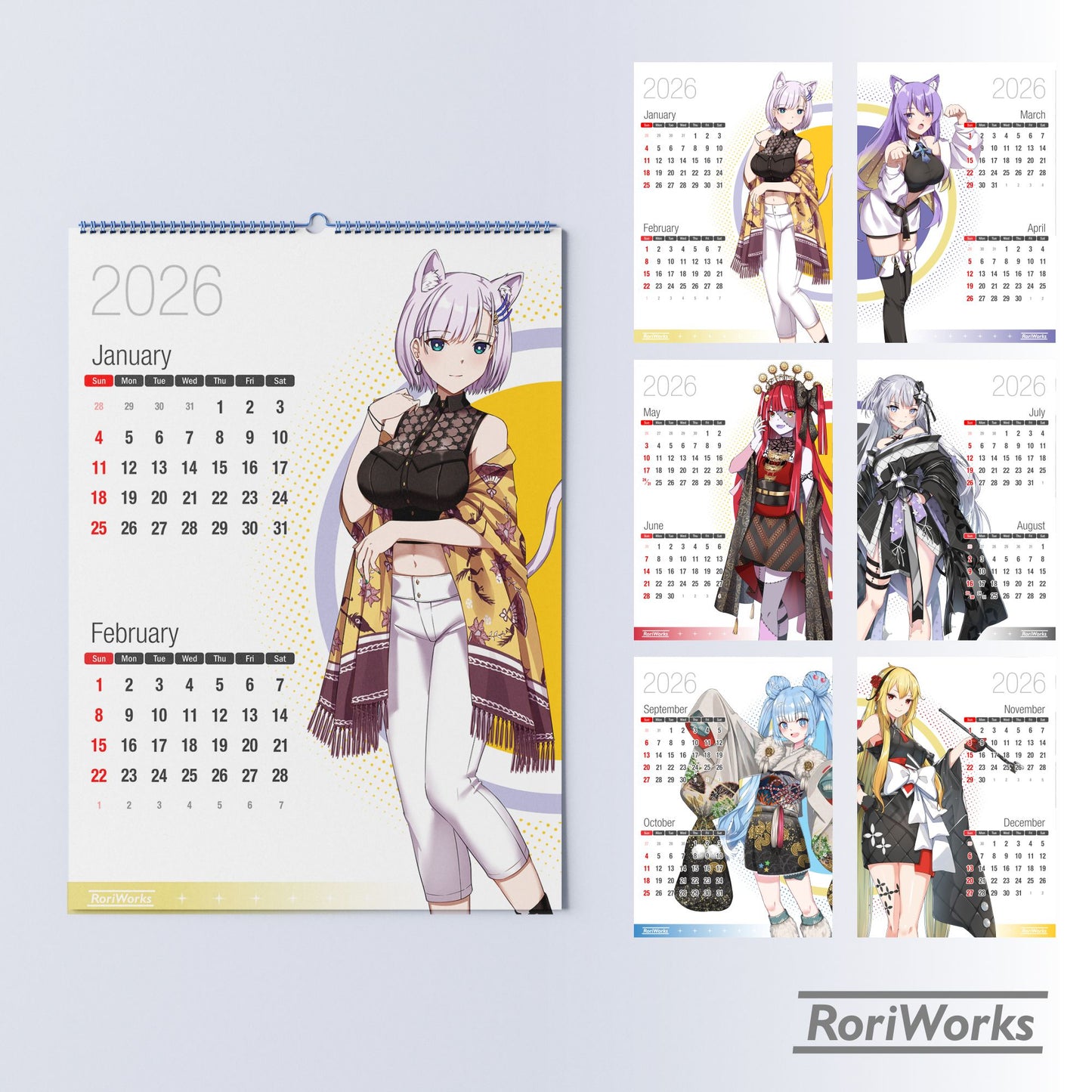 Hololive ID - Wall Calendar 2026