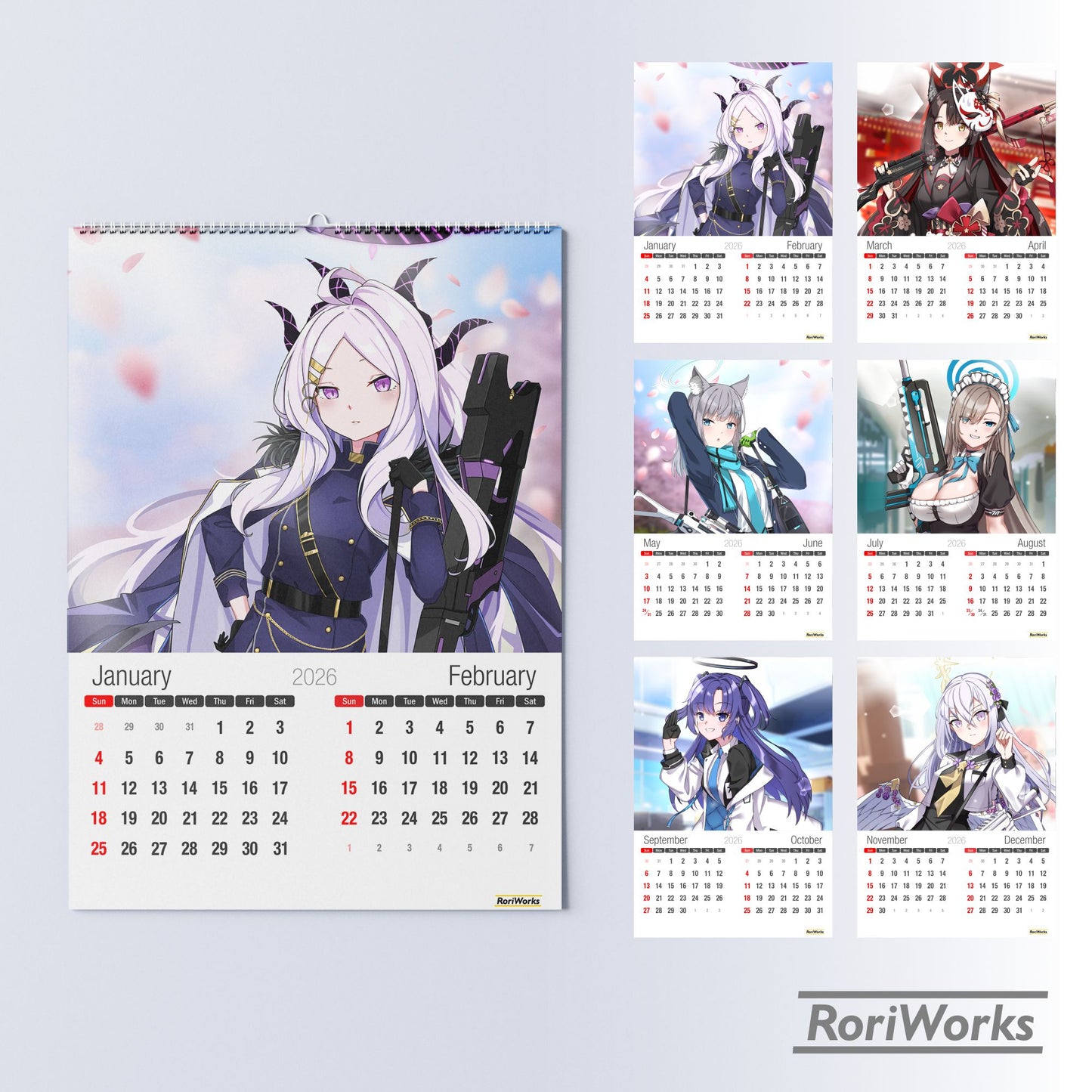 Blue Archive - Wall Calendar 2026