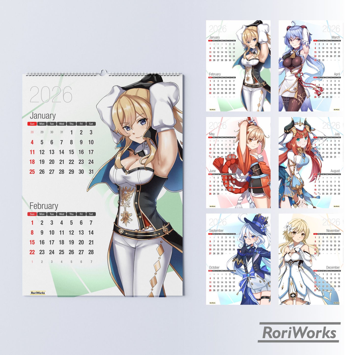 Genshin Impact - Wall Calendar 2026