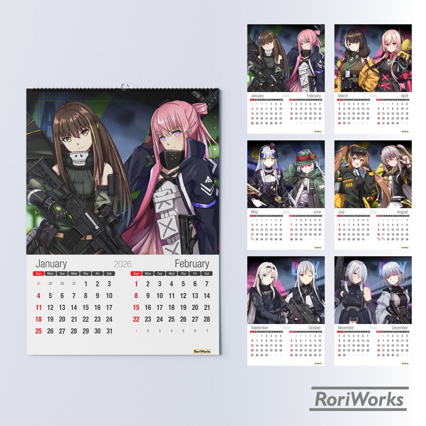 Girls' Frontline - Wall Calendar 2026