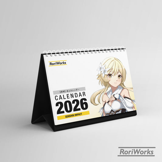 Genshin Impact - Desk Calendar 2026