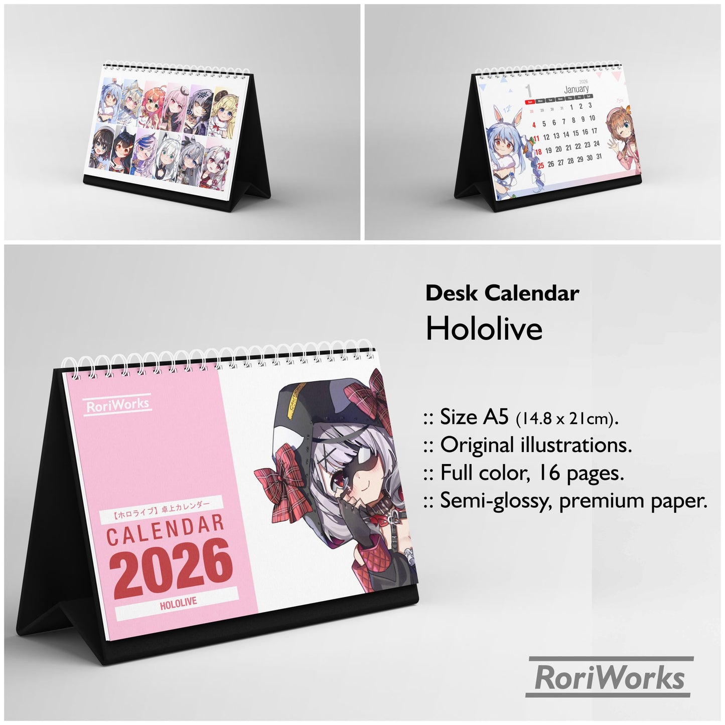 Hololive - Desk Calendar 2026
