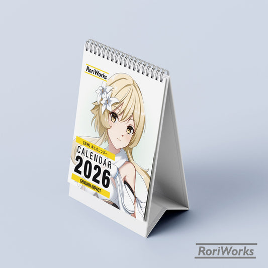 Genshin Impact - Mini Desk Calendar 2026