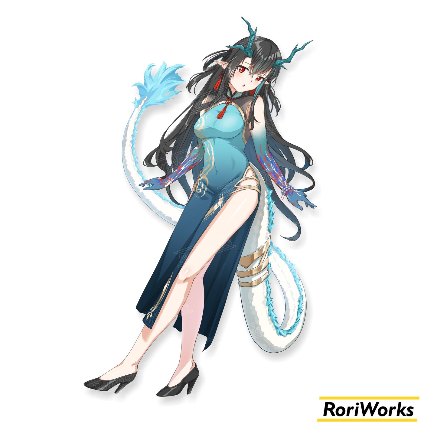 Dusk (Cheongsam) - Sticker