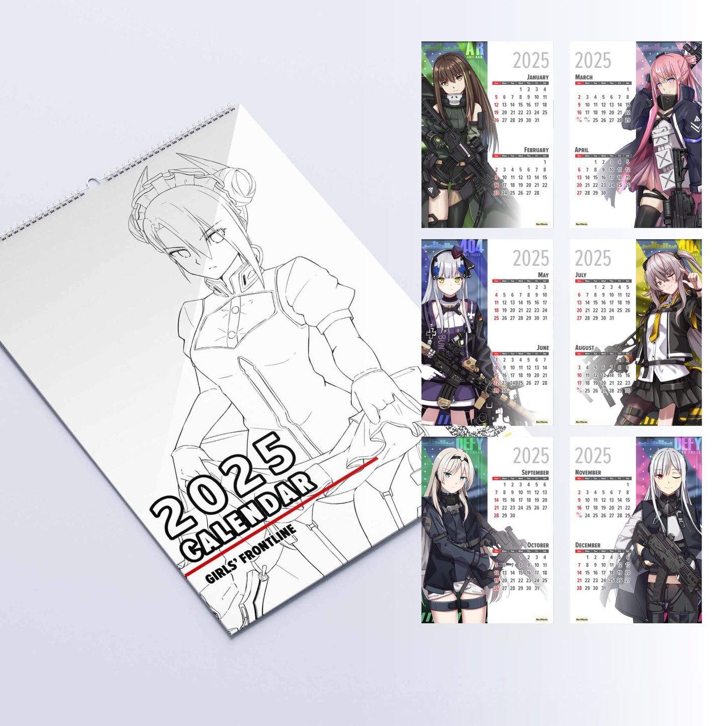 Girls' Frontline - Wall Calendar 2025