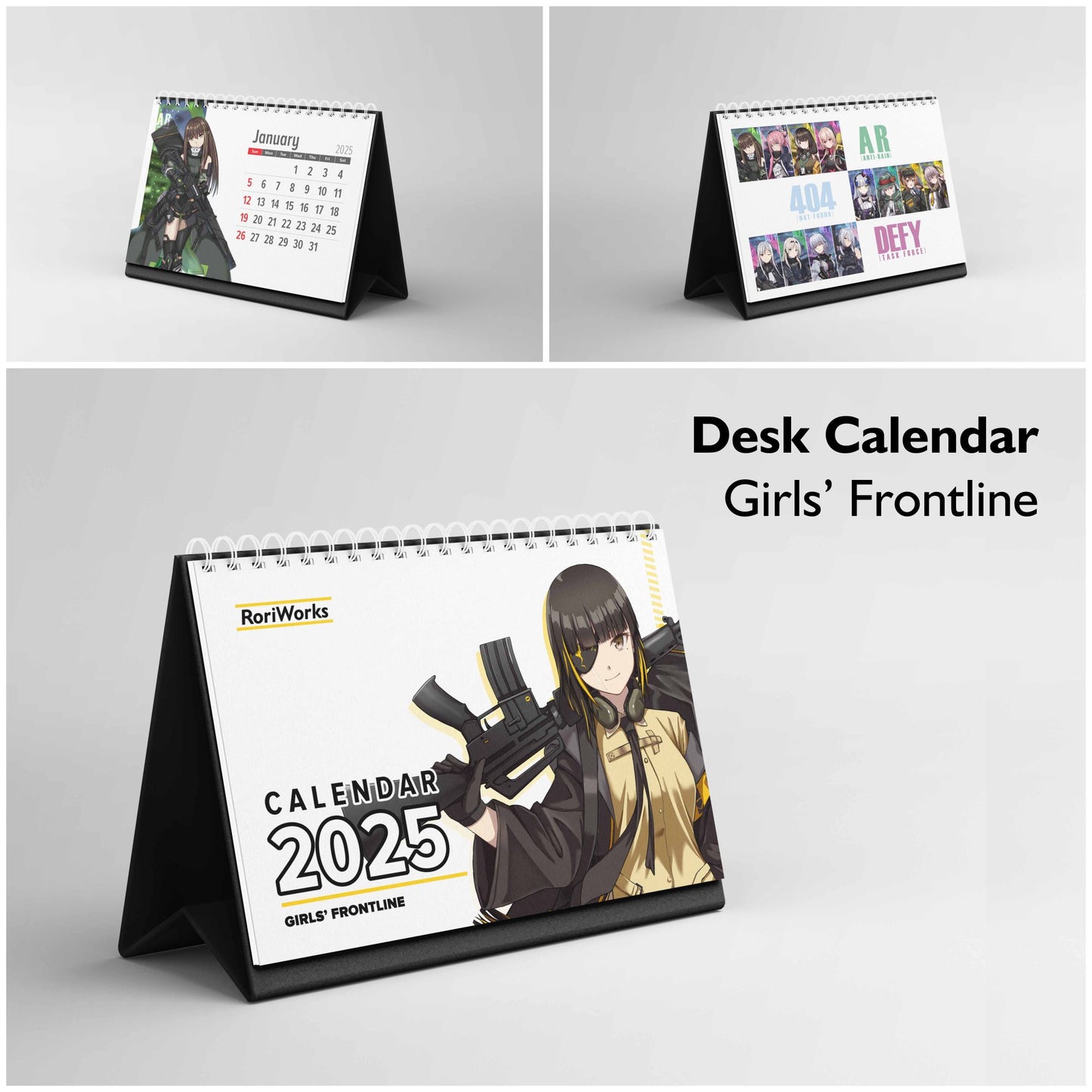 Girls' Frontline - Desk Calendar 2025