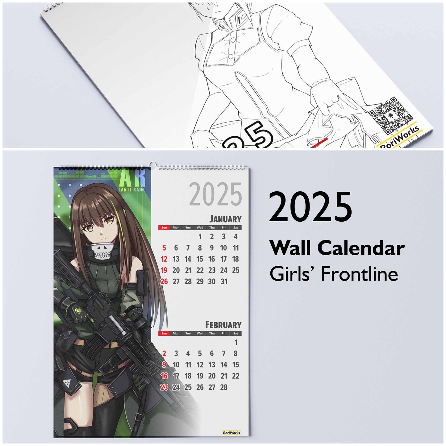 Girls' Frontline - Wall Calendar 2025
