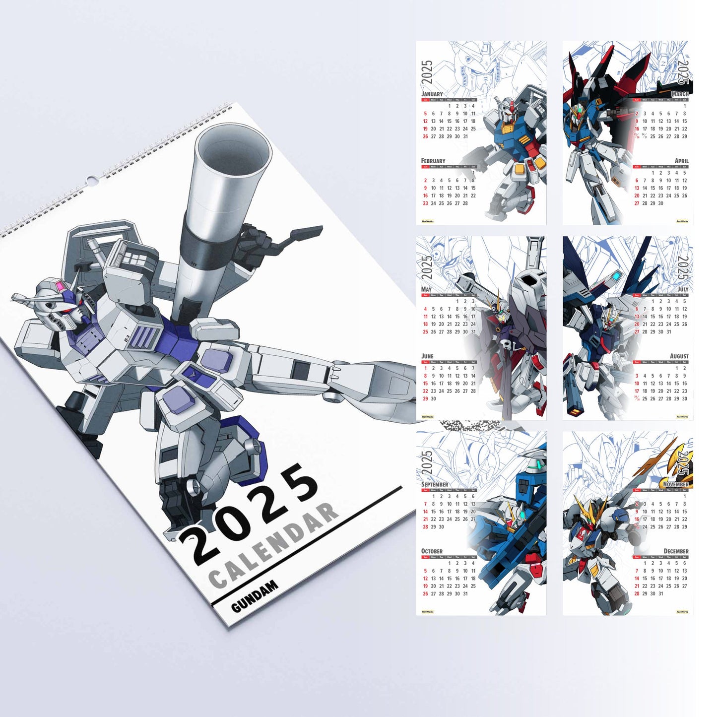Gundam - Wall Calendar 2025