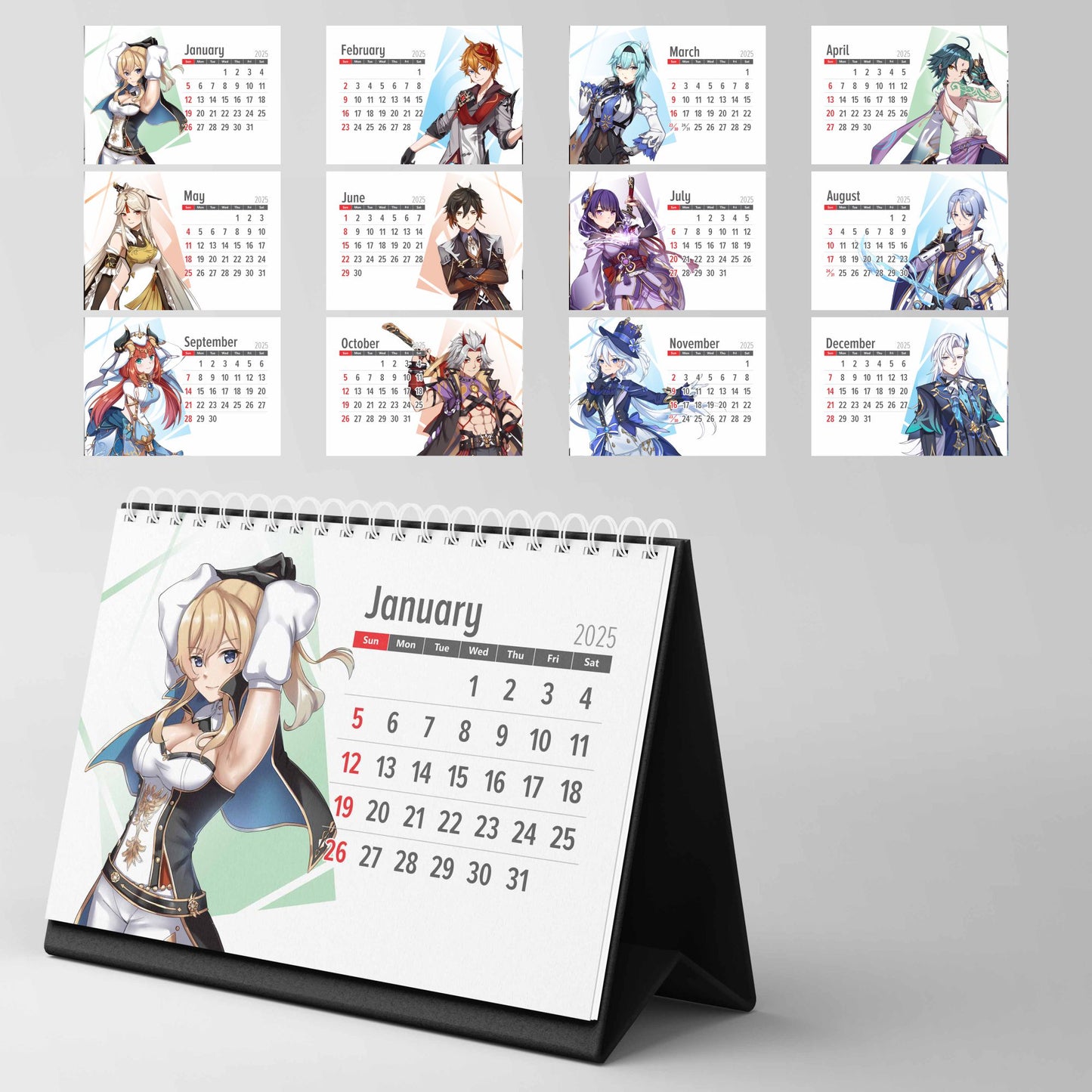 Genshin Impact - Desk Calendar 2025