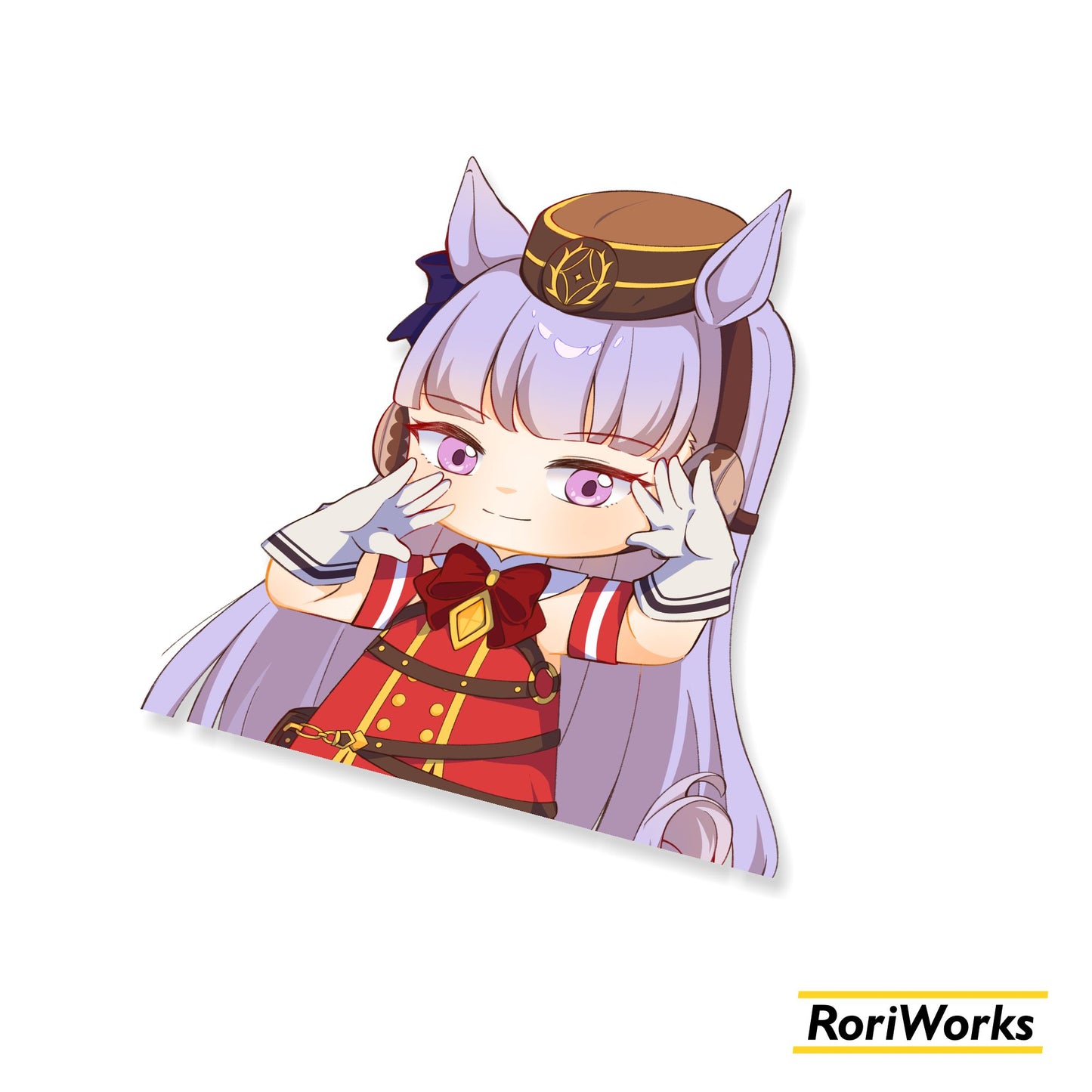 Gold Ship (Chibi) - Sticker