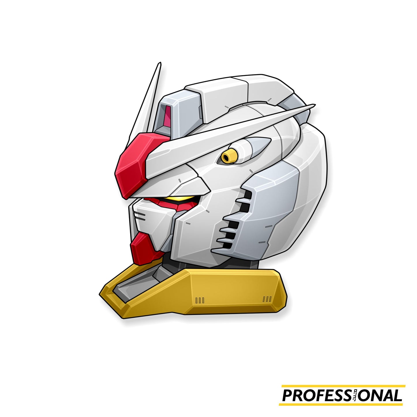 Gundam RX-78-2 Head - Sticker