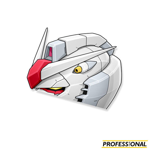 Gundam RX-78-2 Head - Peeking Sticker