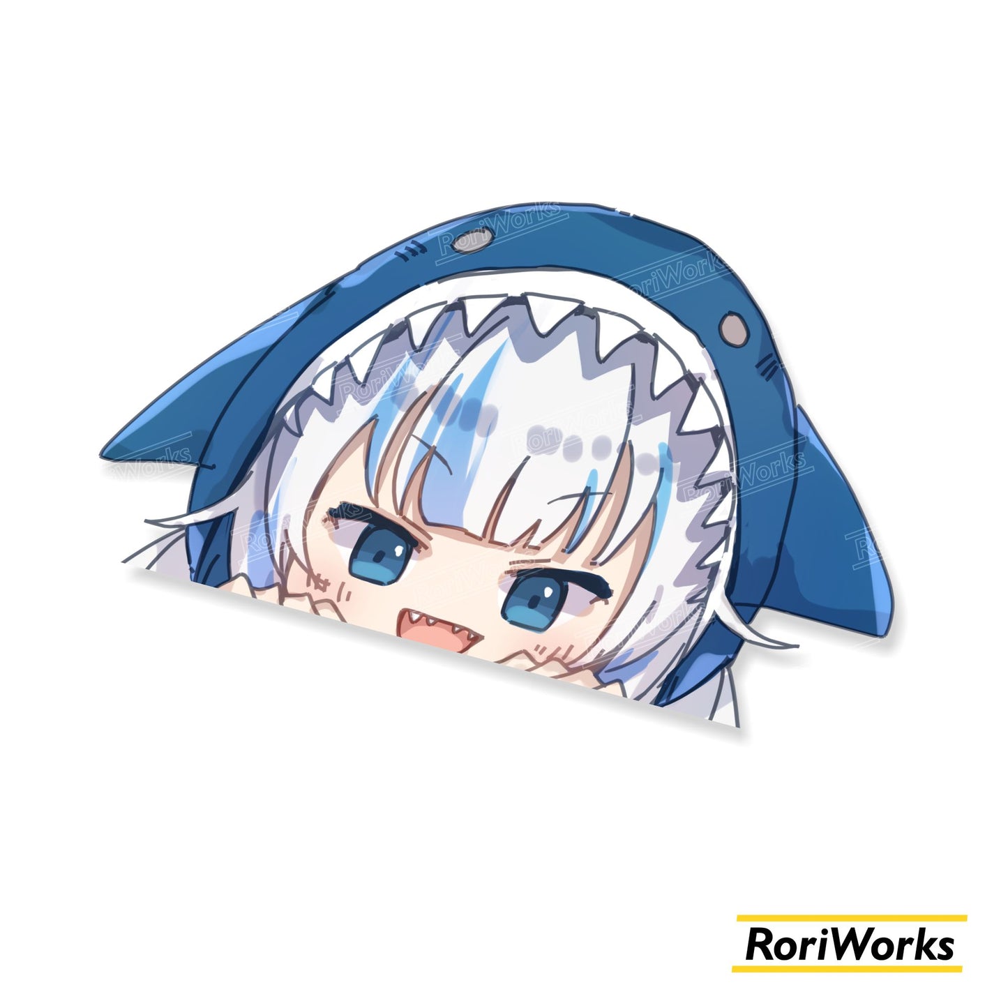 Gura - Peeking Sticker