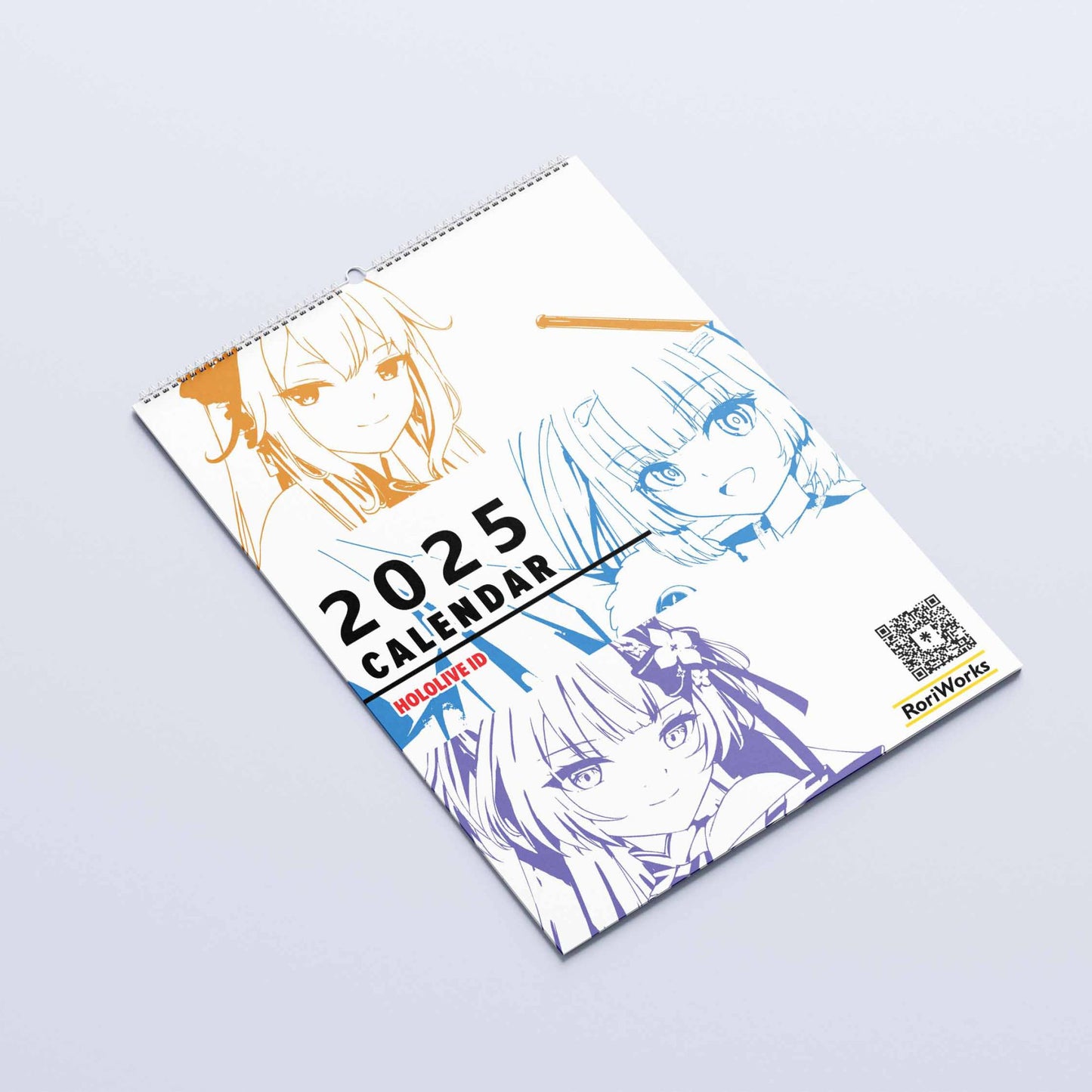 Hololive ID - Wall Calendar 2025