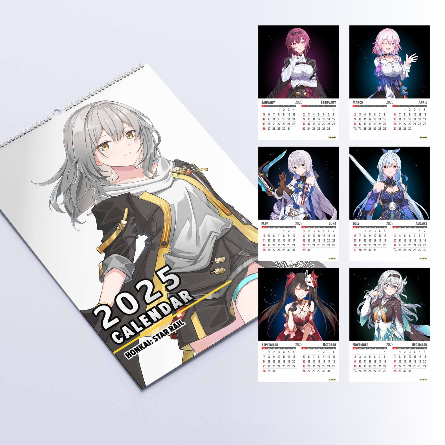 Honkai Star Rail - Wall Calendar 2025