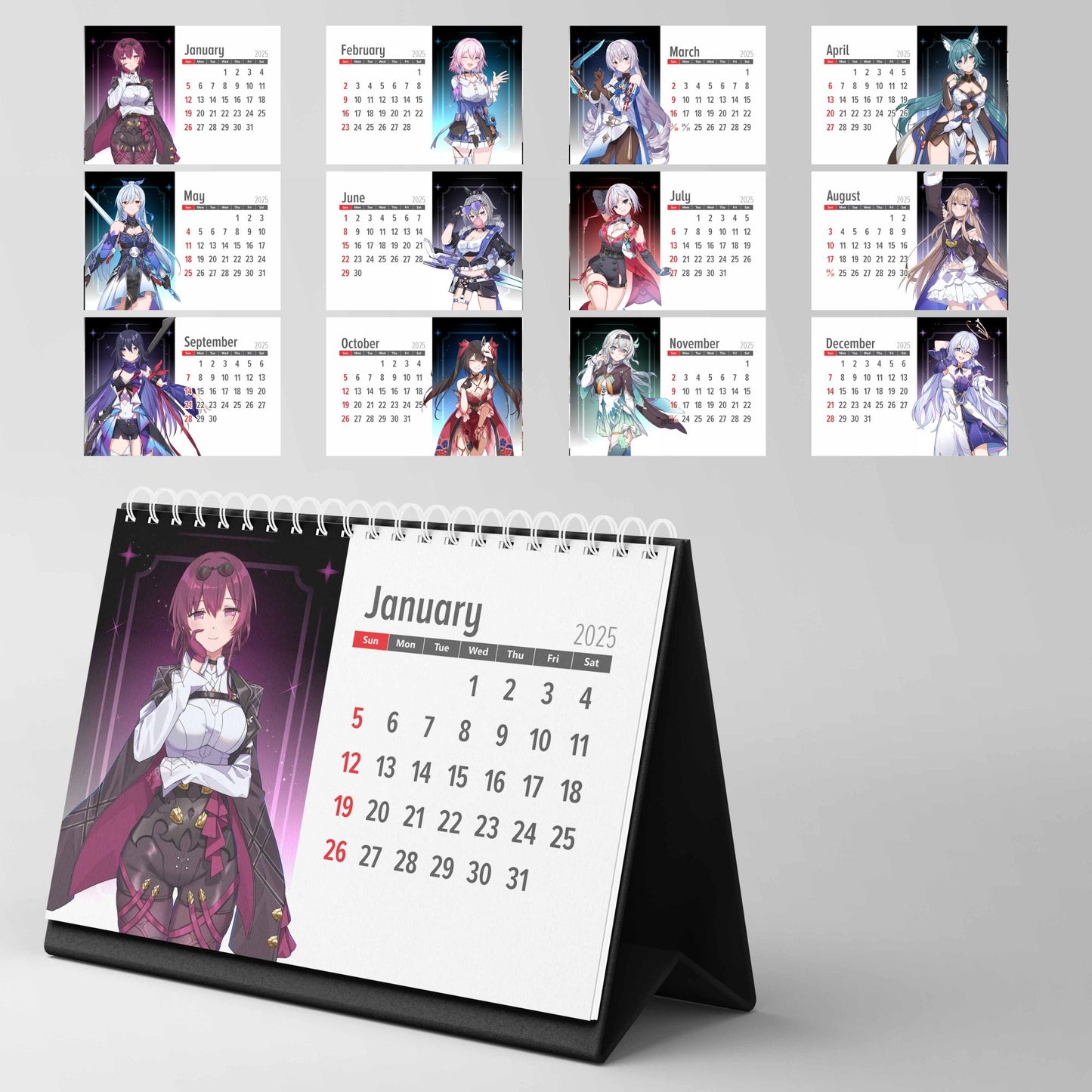 Honkai Star Rail - Desk Calendar 2025
