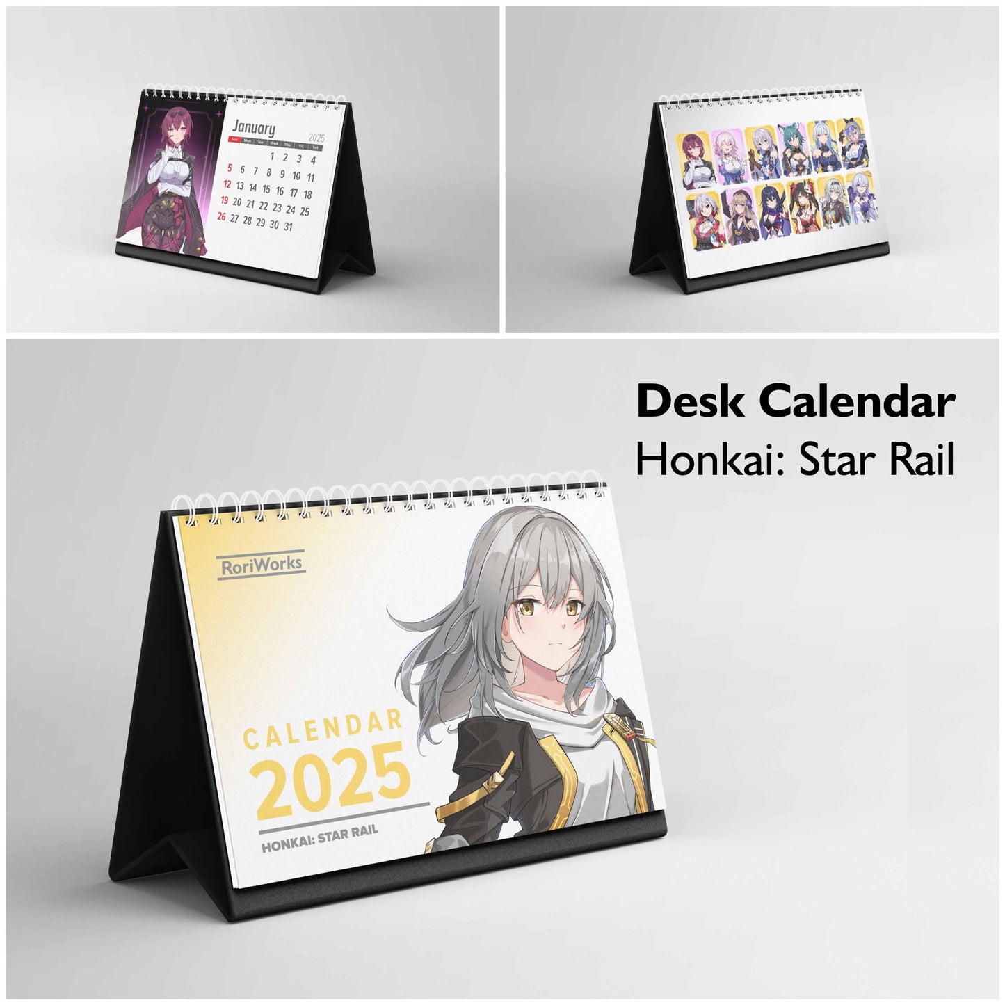 Honkai Star Rail - Desk Calendar 2025