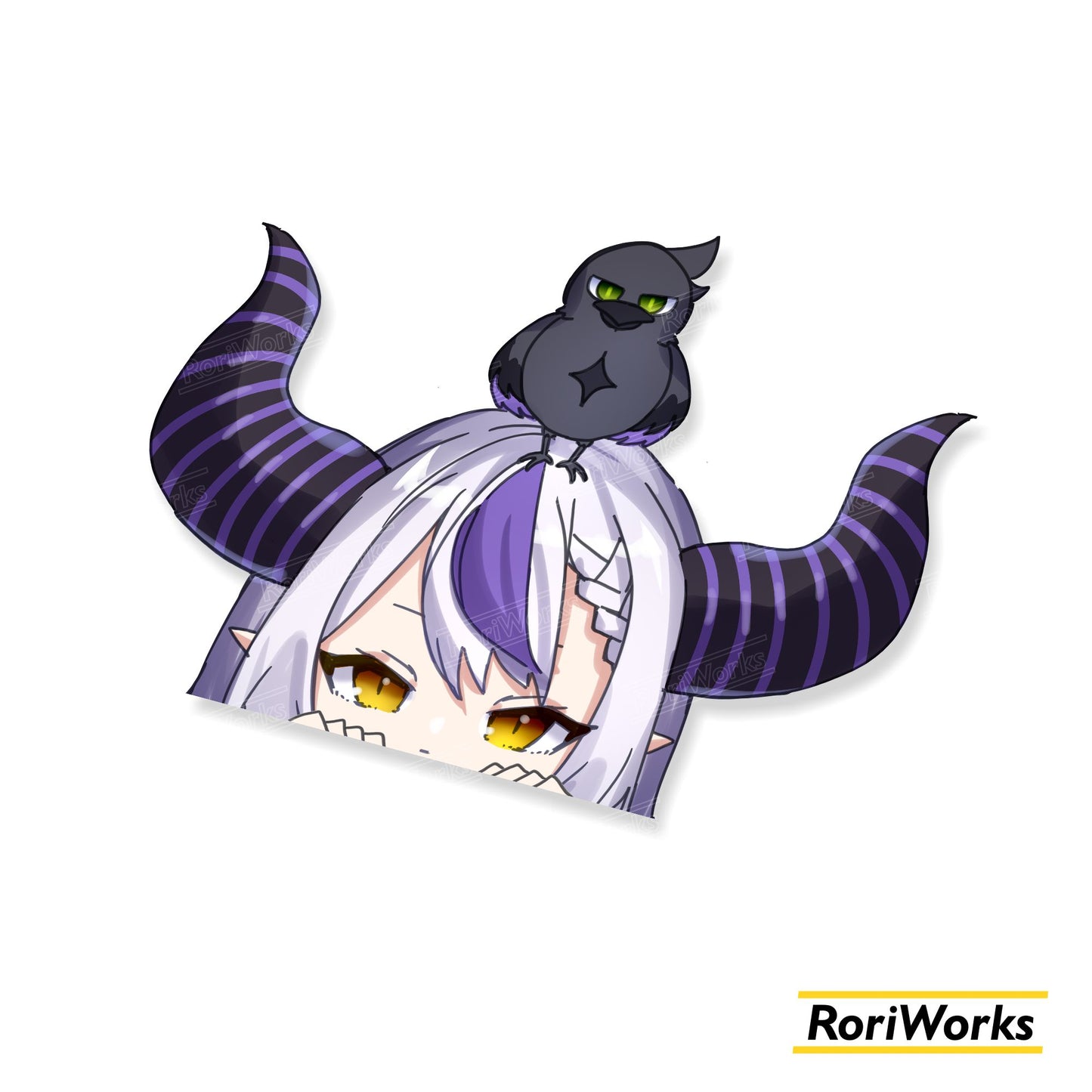 Laplus - Peeking Sticker