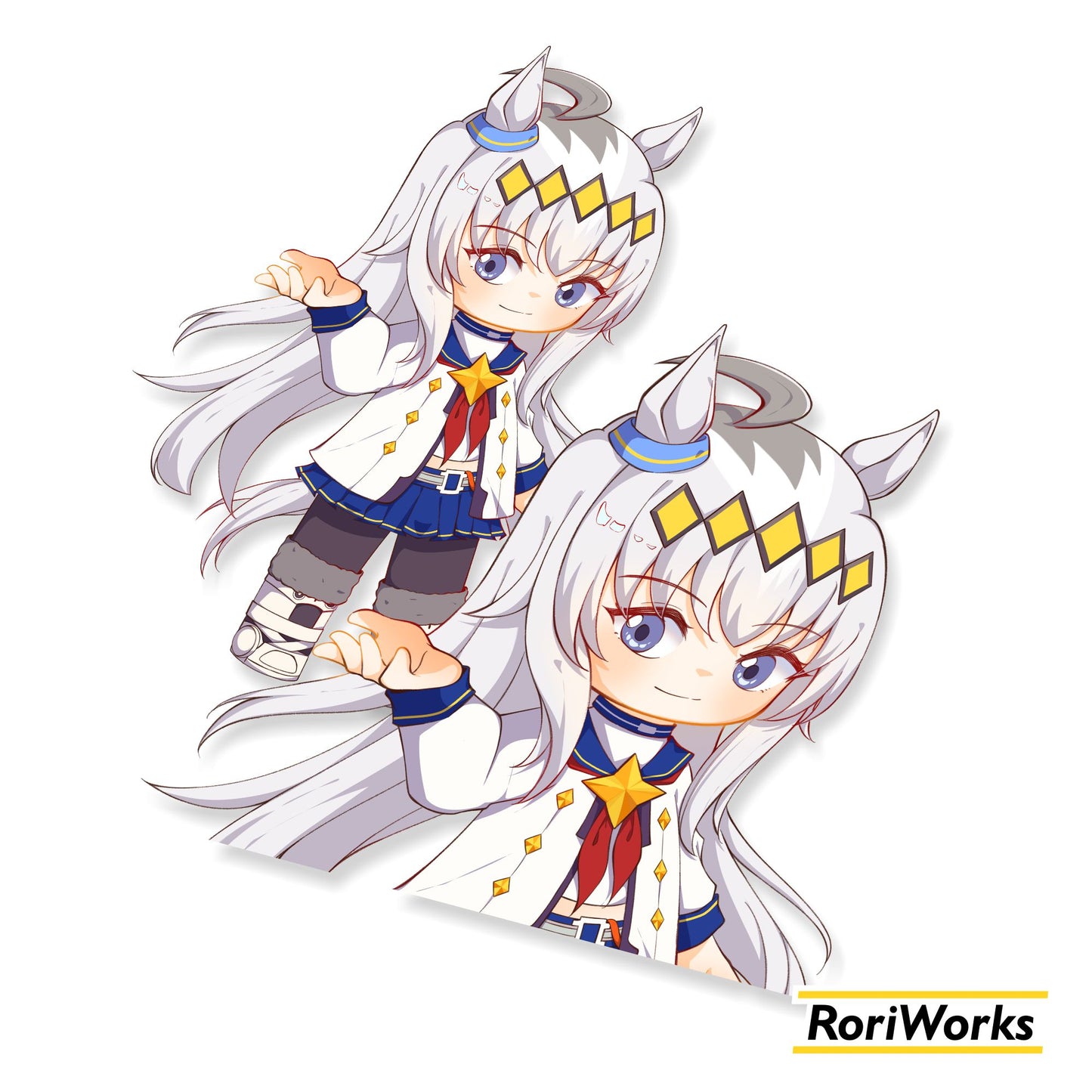 Oguri Cap (Chibi) - Sticker