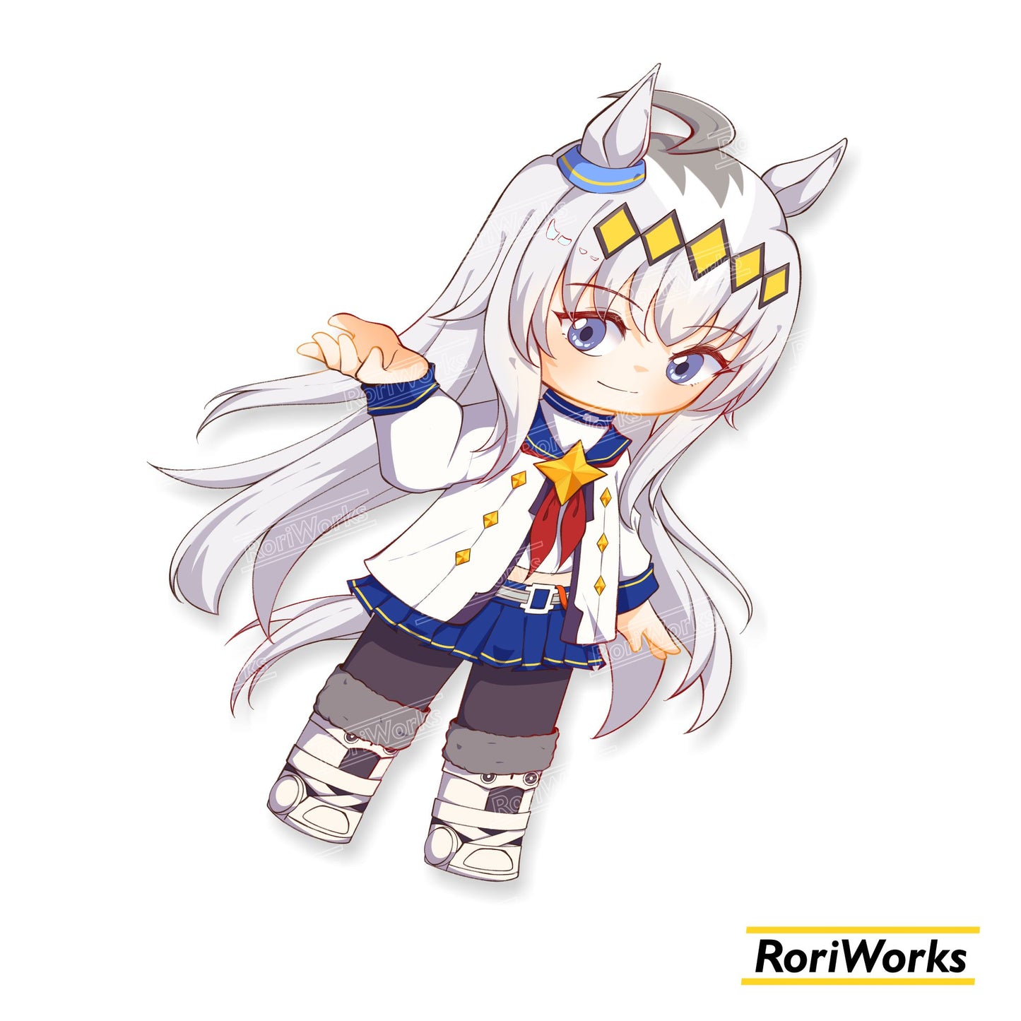 Oguri Cap (Chibi) - Sticker