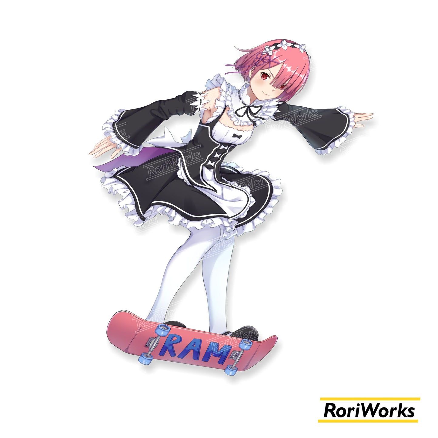 Ram (Skater) - Sticker