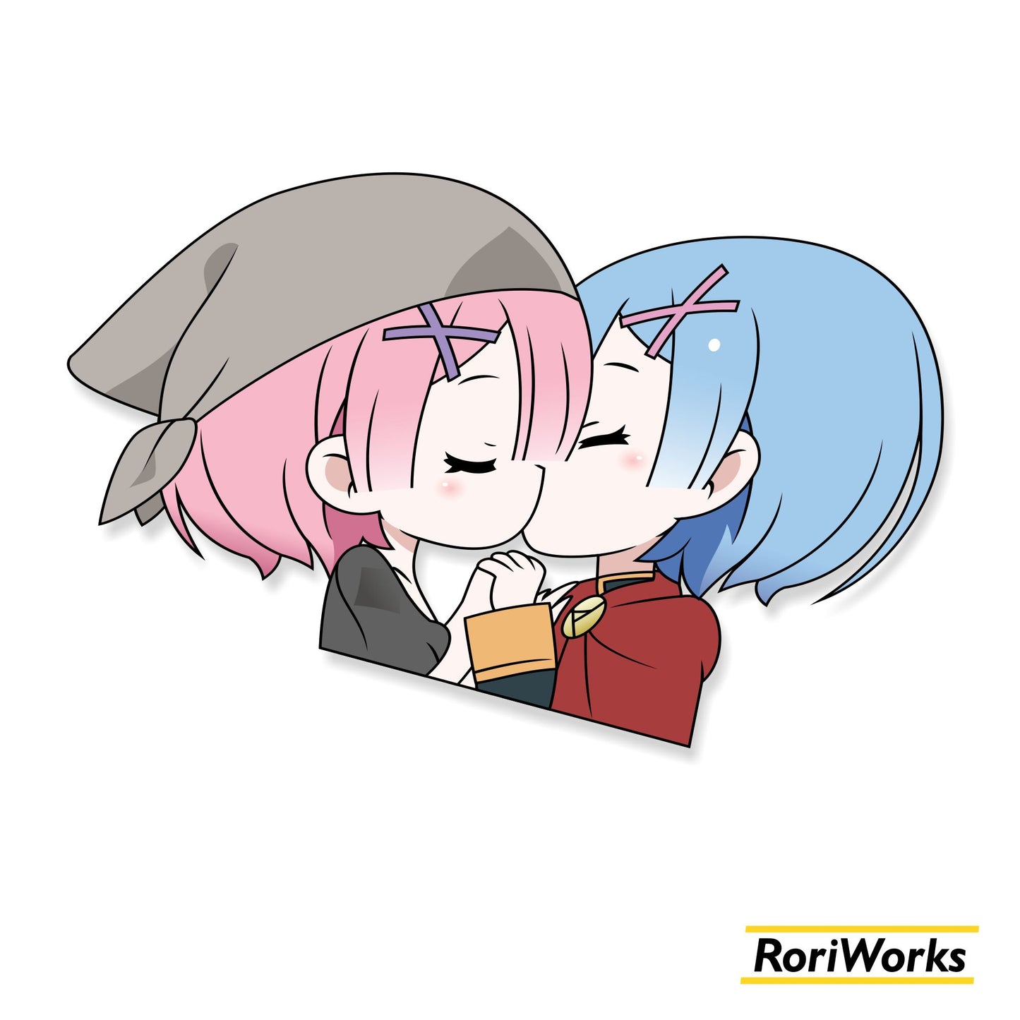 Ram Rem Kiss - Sticker