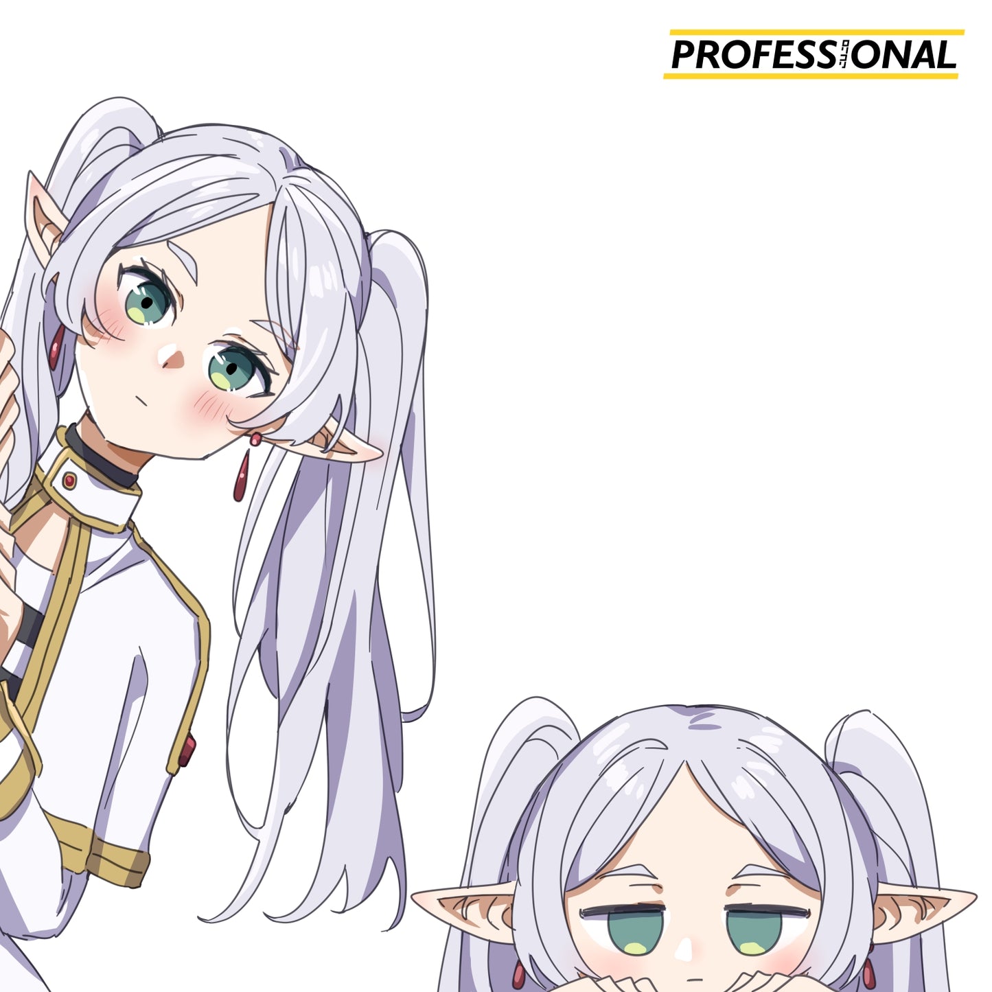 Frieren - Peeking Sticker