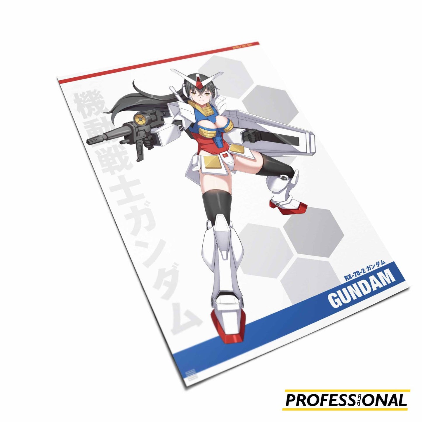 RX-78 Gundam Girl - Art Print