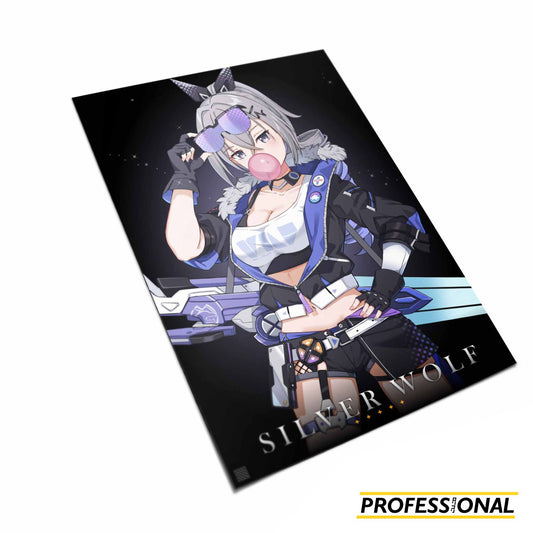 Silver Wolf - Art Print