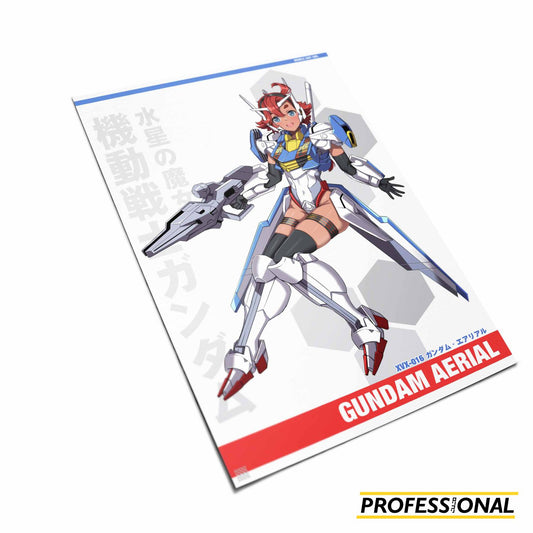 Gundam Aerial Girl - Art Print