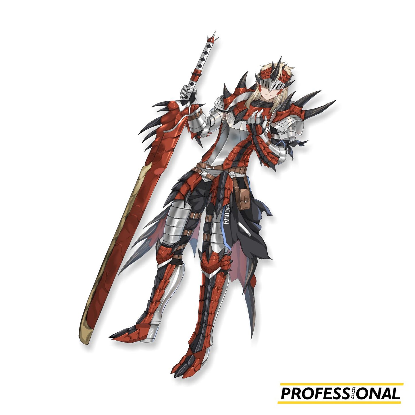 Noir Corne (Rathalos Armor) - Sticker