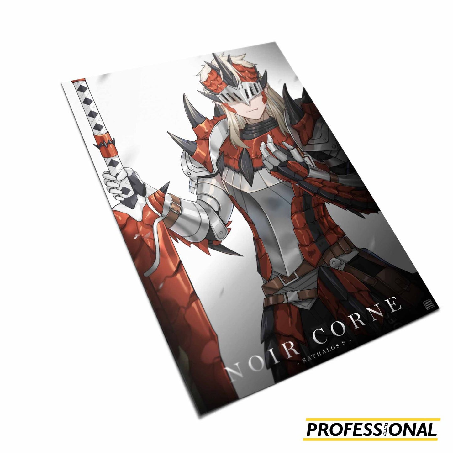 Noir Corne x Rathalos - Art Print