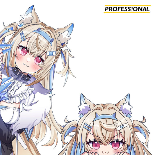 Fuwawa - Peeking Sticker