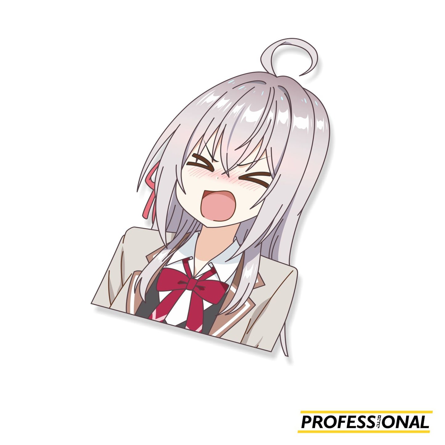 Alya Swearing - Sticker