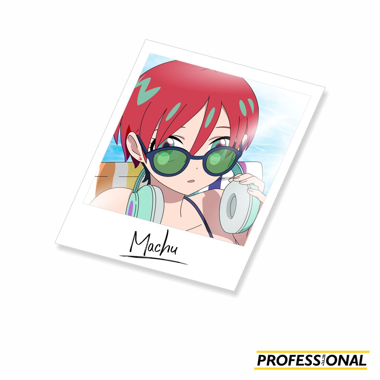 Machu - Polaroid Sticker