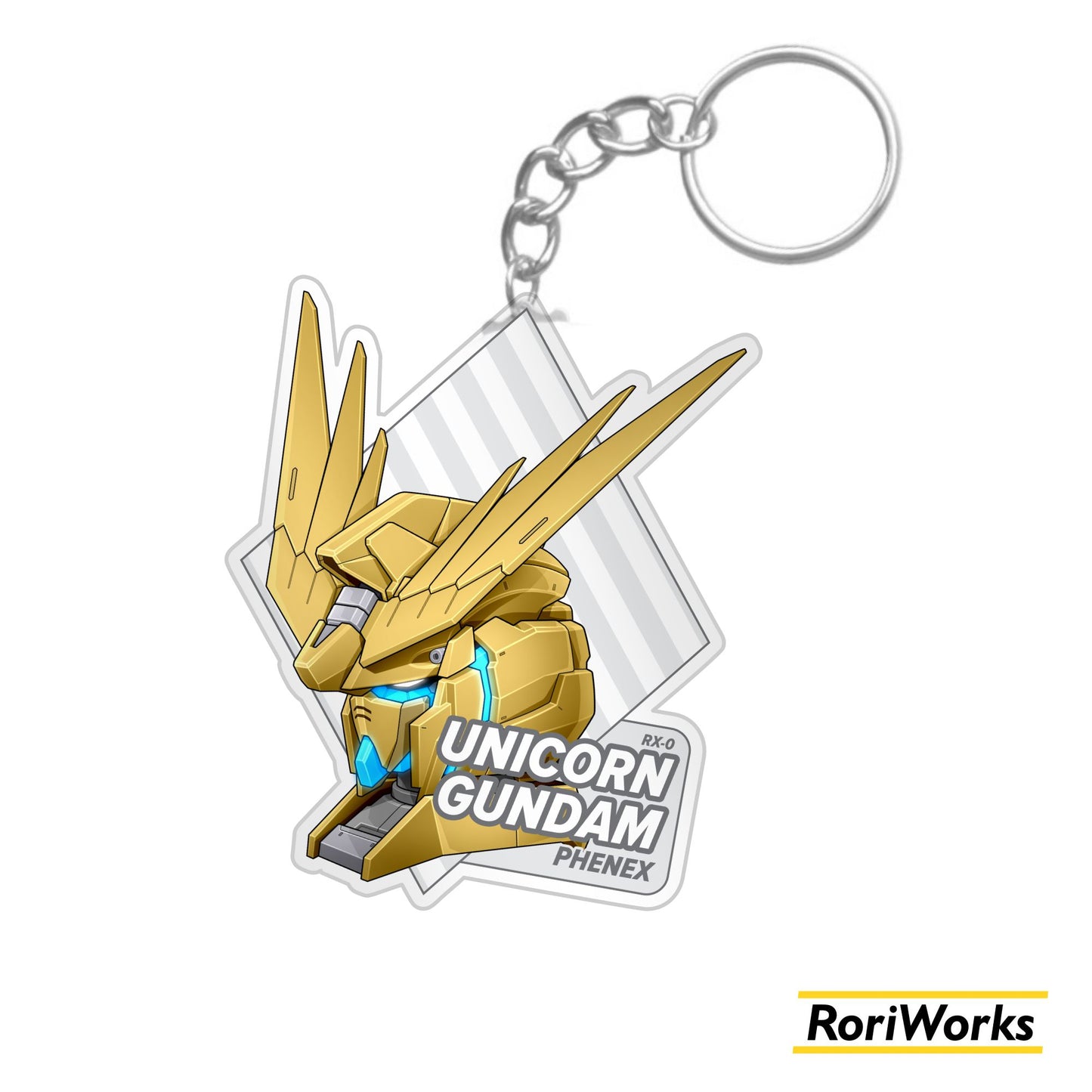Unicorn Gundam Phenex Head - Keychain