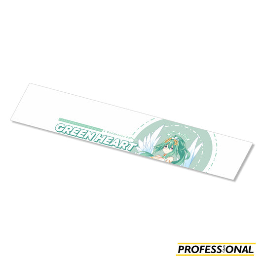 Green Heart - Banner Sticker