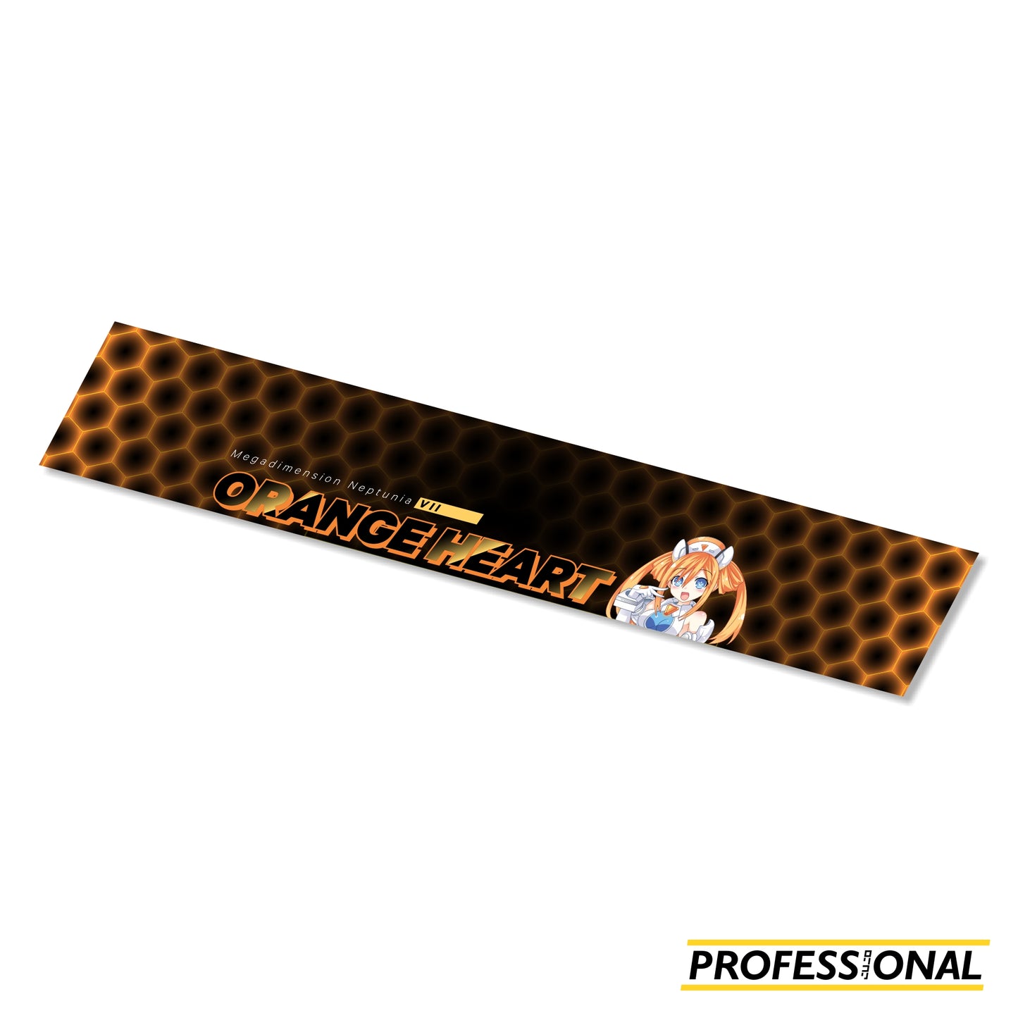 Orange Heart - Banner Sticker