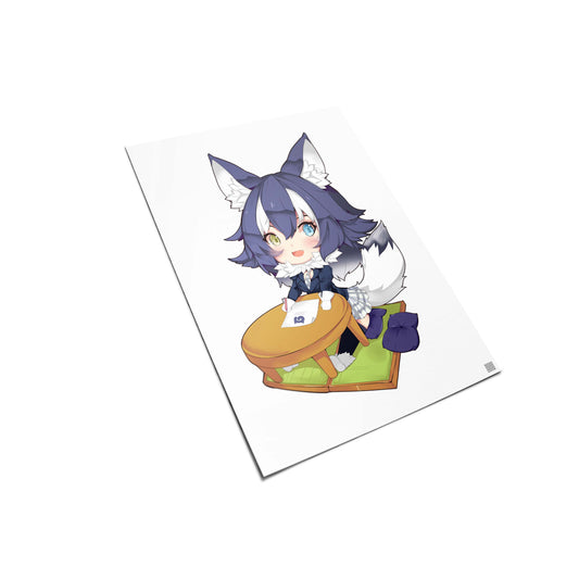Grey Wolf (Kemono Friends Ver.) - Art Print