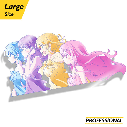 Comic Girls - Large Sticker